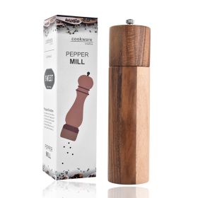 Wooden Salt and Pepper Grinder Set Manual Salt and Pepper Mills for Seasoning; Meal Prep; Cooking; Serving; Dining; BBQ Tools