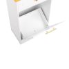 [FCH] Kitchen Trash Can Cabinet, 1 Door 1 Drawer 1 Dirty Clothes Bags Garbage Storage Cabinet, White