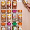 4pcs/set Universal Spice Jar Clips; Useful Organizer And Dispenser For Refrigerators; No Screws Needed