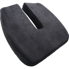 Long U-Shape Memory Foam Seat Cushion for Tailbone Pain Relief (Firmness: Firm)